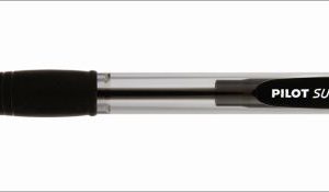 CANETA ESF. BPGP-SUPER GRIP-M 1.0 PRETA PILOT