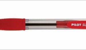 CANETA ESF. BPGP-SUPER GRIP-M 1.0 VERMELHA PILOT