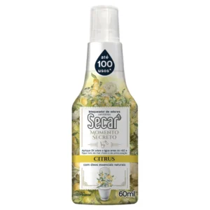 BLOQUEADOR DE ODORES SANITÁRIOS CITRUS 60ML  SECAR 7896013404279