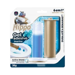 GEL ADESIVO HIPPO 38G MARINE     APLICADOR + REFIL 6 APLICACOES (7896013 404927)