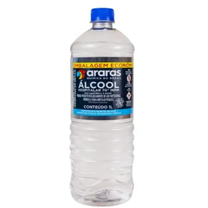Álcool Etílico Hidratado 70º INPM – Uso Hospitalar – 1 Litro